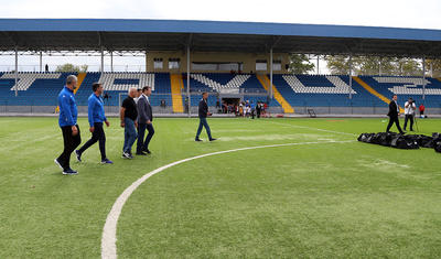 Elxan Məmmədov Tovuzda futbol oynadı -