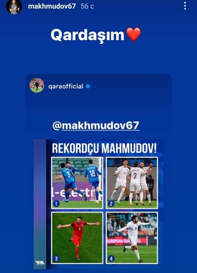 "Qarabağ"lı Emin Mahmudovun fotosunu paylaşdı, cavabı bu oldu
