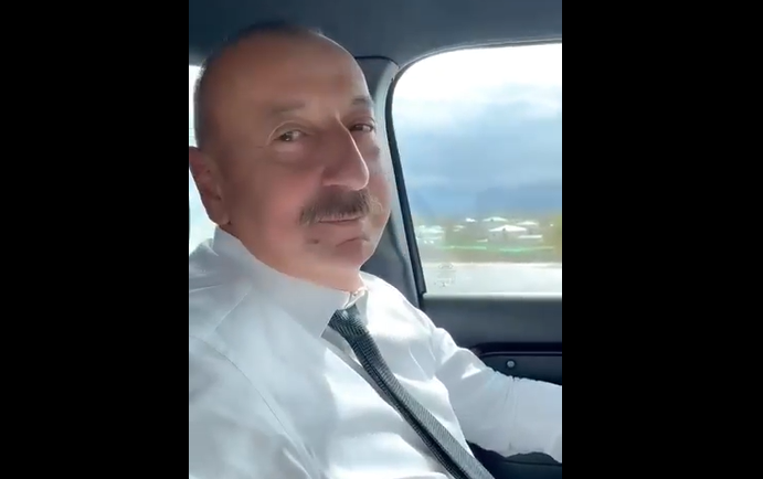 Mehriban Əliyeva İlham Əliyevin səmimi görüntüsünü paylaşdı - VİDEO