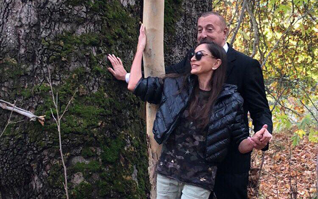 Prezident xanımı ilə... Zəngilandan MARAQLI FOTO