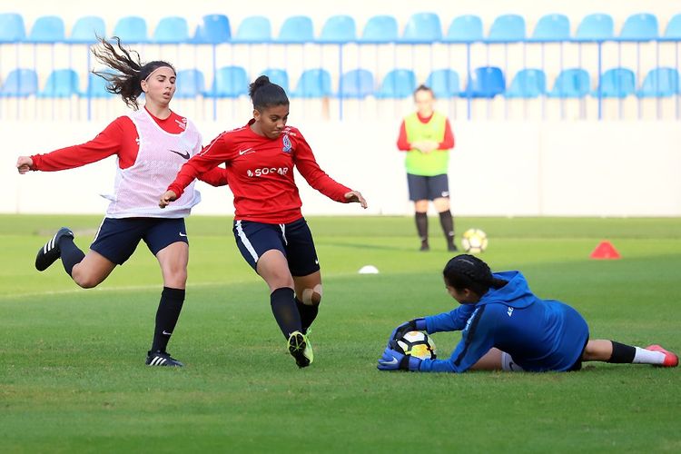 Polşalı gözəllər Azərbaycan yığmasını B Liqasına yuvarladı