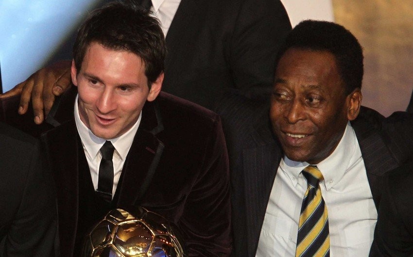 "Yeddi dəfə, çox sağ olun" - Pele Messi haqda yazdı