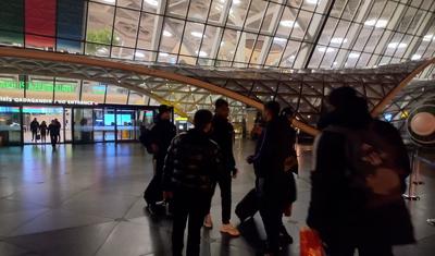 "Qarabağ" Bakıya qayıtdı, Hava Limanı tüstüyə qərq oldu -