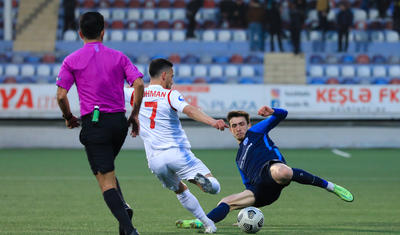İki Azərbaycan klubunun oyununda yaşanan QALMAQAL -
