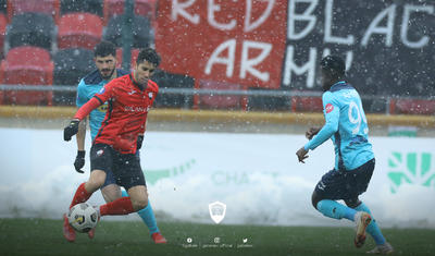 Premyer Liqa futbolçularının qar üzərində rəqsi -