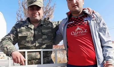 "Qəbələ"li xoş günündə şəhid dostunu belə xatırladı -