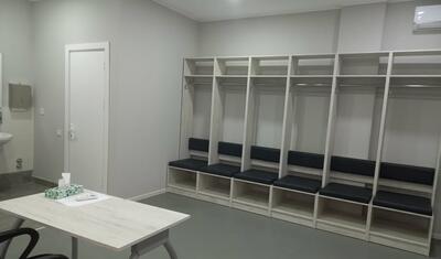 Bu rayonda yeni tikilmiş stadionu bir də belə görün -