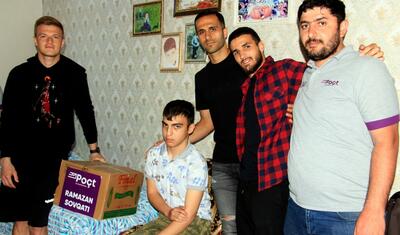 "Sumqayıt" aztəminatlı və fiziki qüsurlu ailələrə bayram sovqatı payladı -