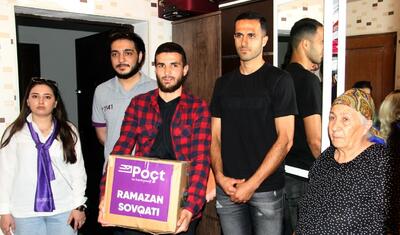 "Sumqayıt" aztəminatlı və fiziki qüsurlu ailələrə bayram sovqatı payladı -