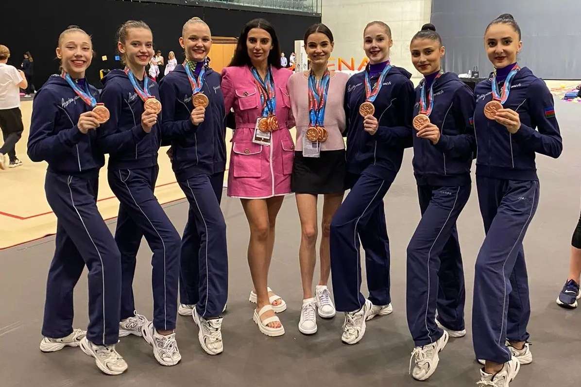 Azərbaycan gimnastları Pamplonada bürünc medal qazandı