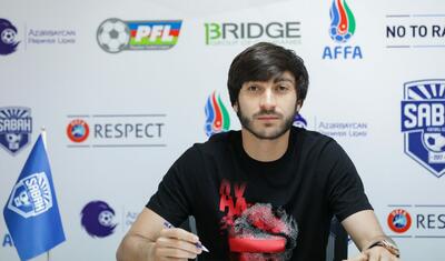 Azərbaycan millisinin futbolçusu rəsmən "Sabah"da -