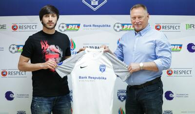 Azərbaycan millisinin futbolçusu rəsmən "Sabah"da -