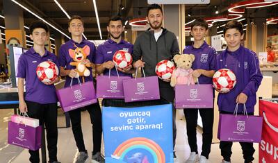 "Sumqayıt" yeni layihədə iştirak etdi: "Oyuncaq gətir, sevinc aparaq" -