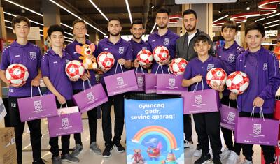 "Sumqayıt" yeni layihədə iştirak etdi: "Oyuncaq gətir, sevinc aparaq" -