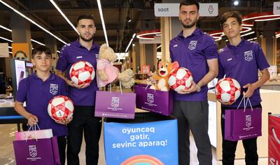 "Sumqayıt" yeni layihədə iştirak etdi: "Oyuncaq gətir, sevinc aparaq" -