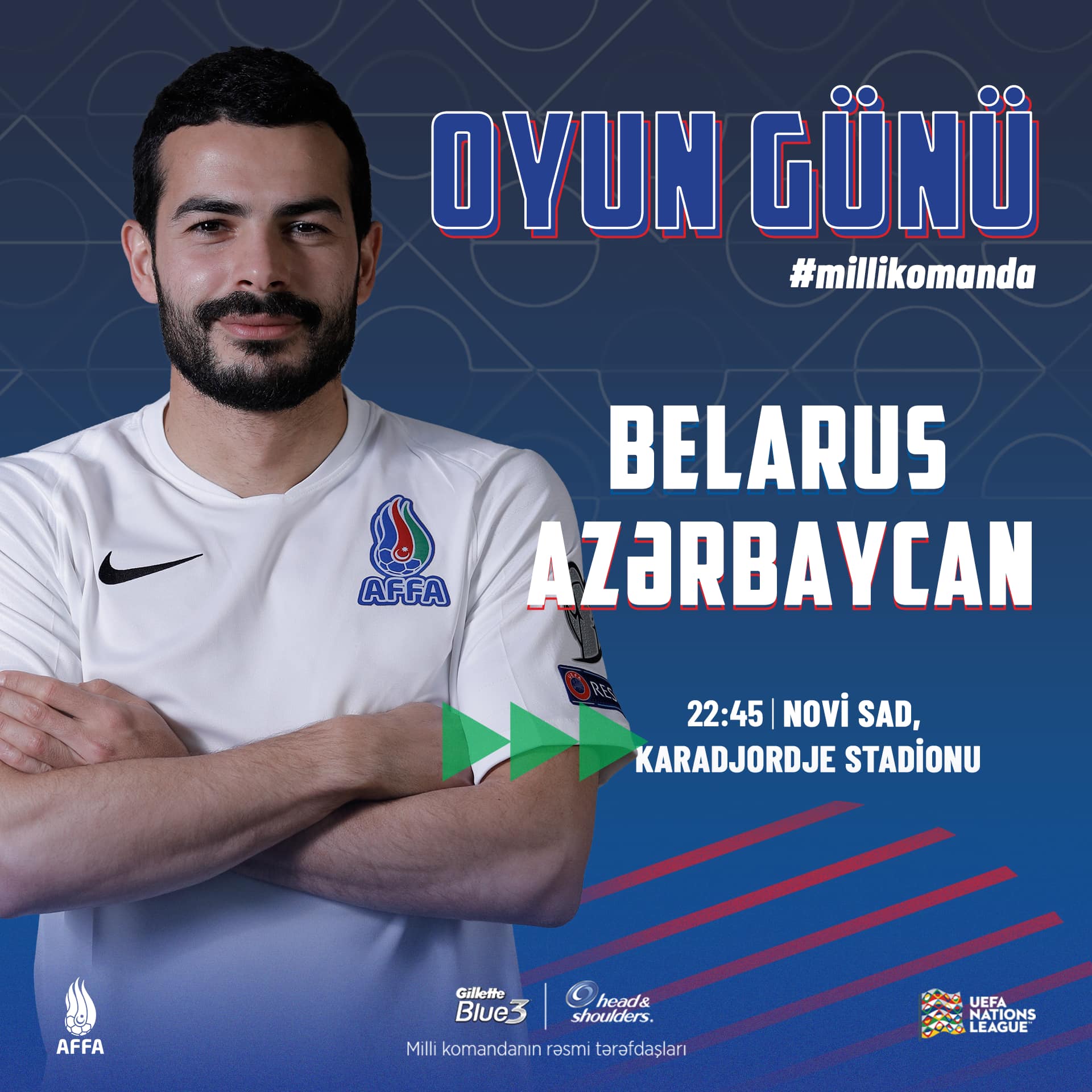 Azərbaycan yığması Belarusa da qalib gələ bilmədi