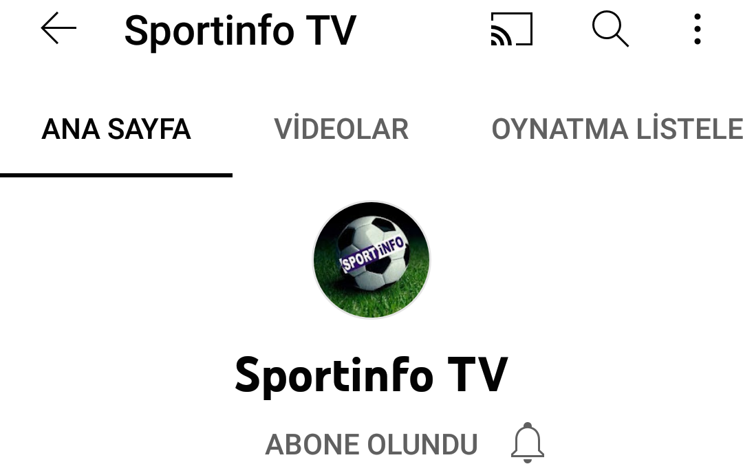 “Sportinfo TV”yə abunə ol!