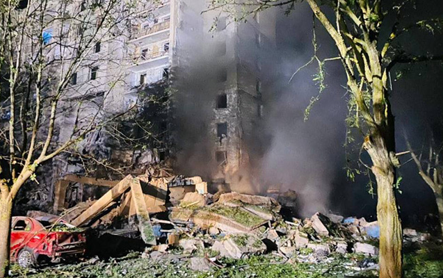 Ukraynada hadisə: Odessaya raket zərbəsi endirildi, 17 ölü var - FOTOLAR