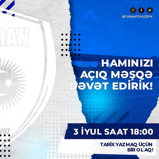 “Turan” qapılarını taybatay açdı – Tovuzluların üzünə