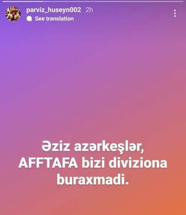 "Xan Lənkəran"ın prezidenti SON XƏBƏRİ AÇIQLADI