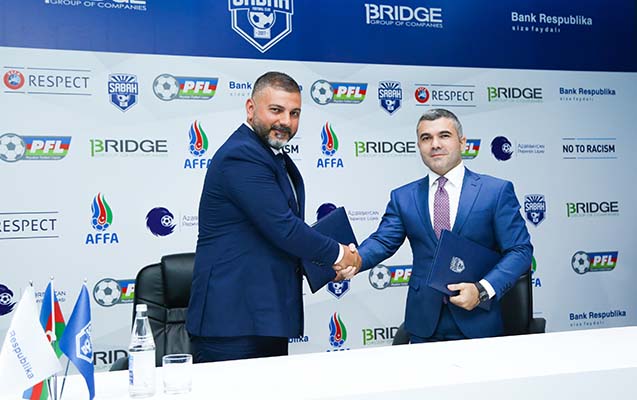 Azərbaycabn klubu bankla sponsorluq müqaviləsi imzaladı – VİDEO+FOTOLAR