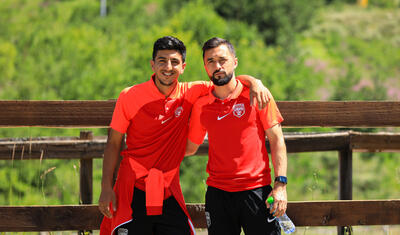"Sabah"ın futbolçuları, görün, nə edir -