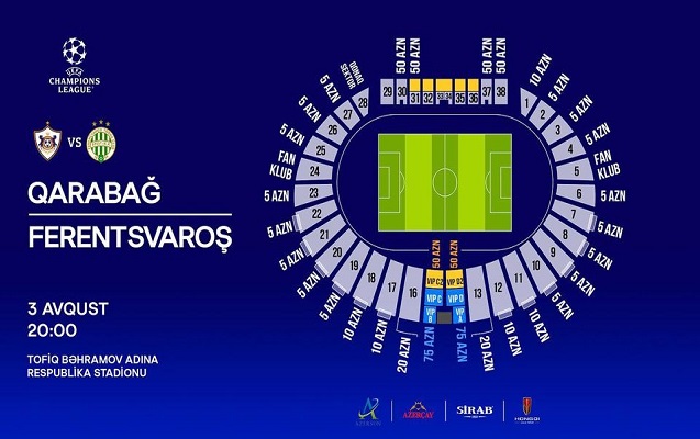 “Qarabağ”ın oyunu üçün yalnız bu biletlər satışda qalıb