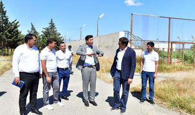Nazir Bakının qəsəbələrində idman mərkəzlərinə baxdı və...