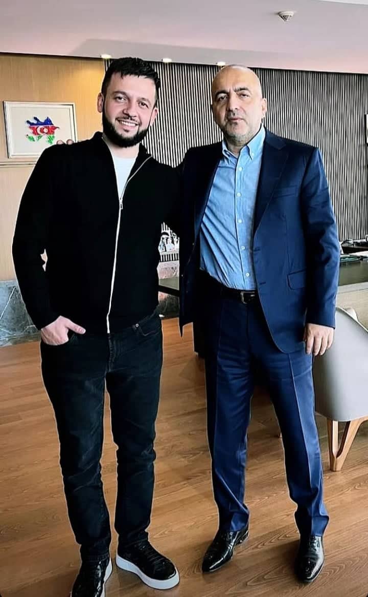 “Xan Lənkəran”ın prezidenti Mübariz Mənsimovla görüşdü, şübhəli şəkil paylaşdı - FOTO