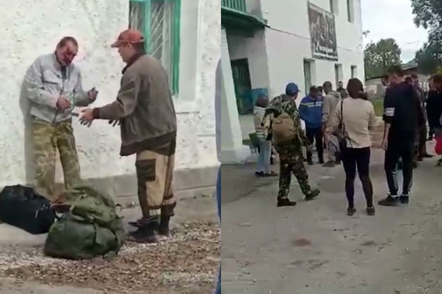 Rus qadın: “Bunlardan döyüşçü olar? Hamısı sərxoşdur” – VİDEO