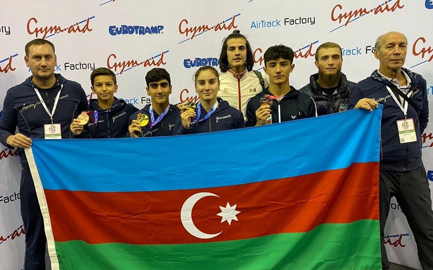 Azərbaycan gimnastları Böyük Britaniya çempionatında 4 medal qazandı