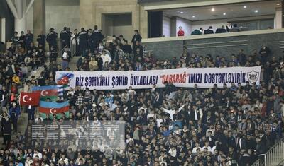 Şəmkirli şəhid övladları "Qarabağ"ın oyununda -