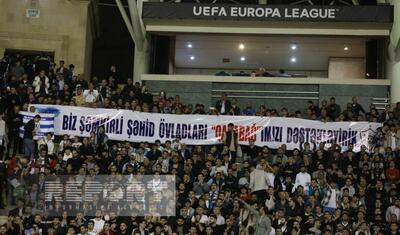 Şəmkirli şəhid övladları "Qarabağ"ın oyununda -