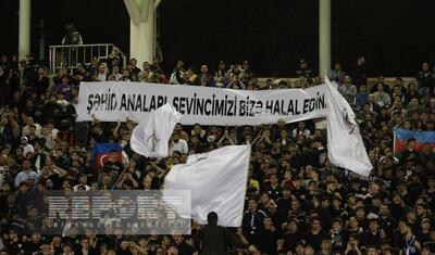 Şəmkirli şəhid övladları "Qarabağ"ın oyununda -