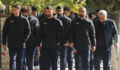 “Turan Tovuz”dan şəhidlərə böyük ehtiram -