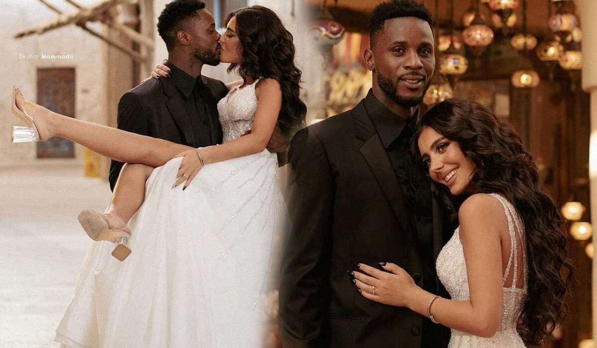 Afrikalı hücumçunun azərbaycanlı həyat yoldaşı ilə çəkdirdiyi bu FOTOLAR...