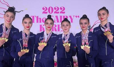 Bədii gimnastlarımız “The Fairy Korea”da uğura imza atdı -