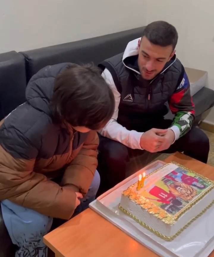 Rəşad Dağlının oğlu “Qarabağ”ın bazasında Qara ilə - Tort, imzalı forma, “Şahruddin”... VİDEOLAR