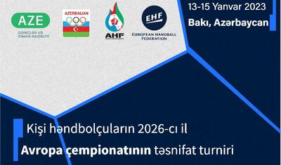 Avropa çempionatının təsnifat oyunları Bakıda -