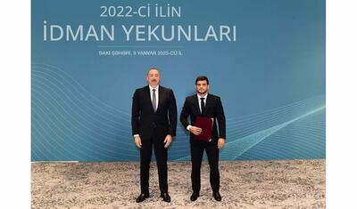 Ölkə başçısı “Neftçi”də beş nəfəri mükafatlandırdı -