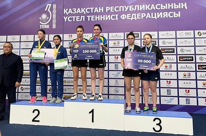 Azərbaycanlı stolüstü tennisçilər “Shimkent cup”da 2 medal qazandı