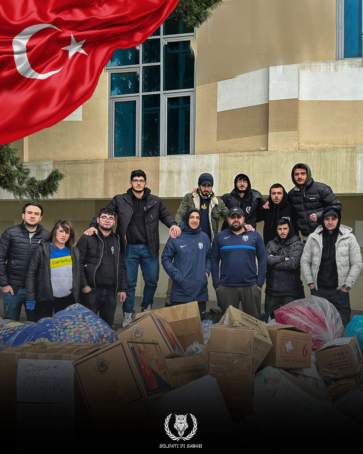 "Sabah" Türkiyəyə qardaş yardımı göndərdi - FOTOLAR