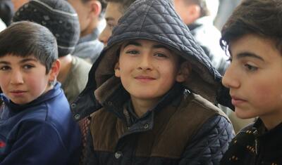 Kənd məktəbinin şagirdləri futbolçuları elə qarşıladı ki…