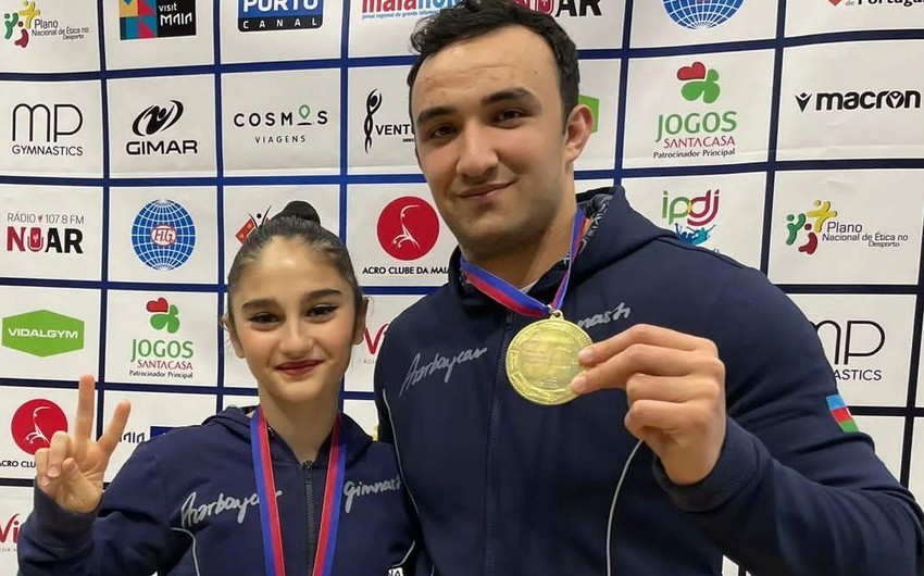 Azərbaycan gimnastları Portuqaliyada qızıl medal qazandı