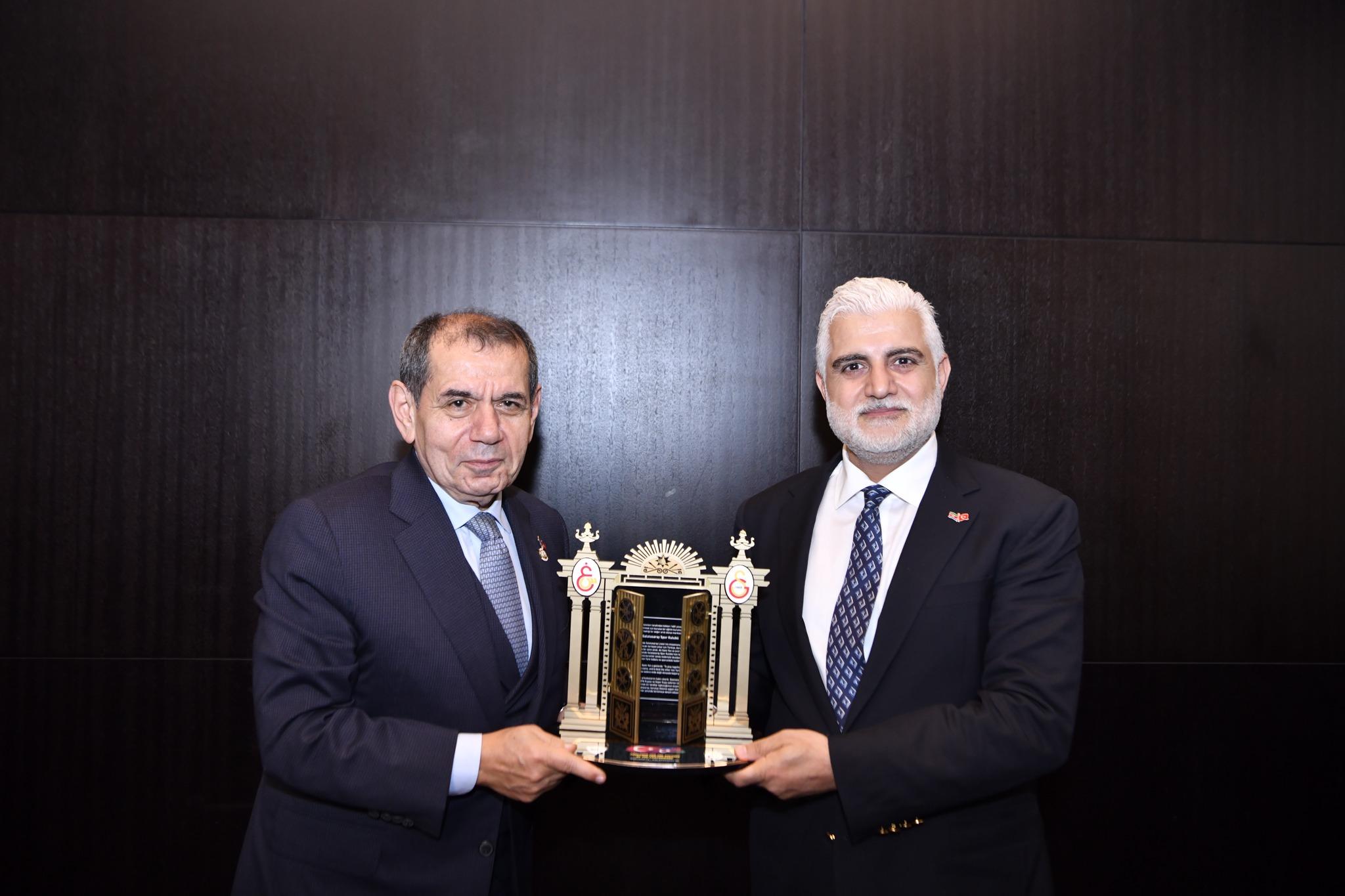 "Qarabağ" və "Qalatasaray" prezidentləri görüşdü - FOTOLAR