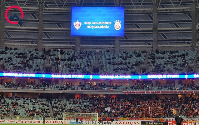 Bakı Olimpiya Stadionunda möhtəşəm ab-hava - VİDEO