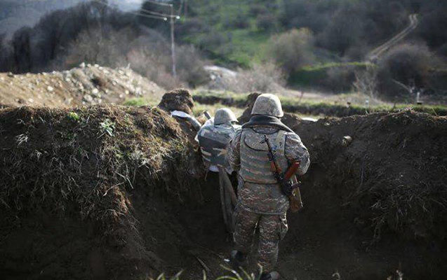 Ermənilərin Füzuli istiqamətində səngər qazmasının qarşısı alındı