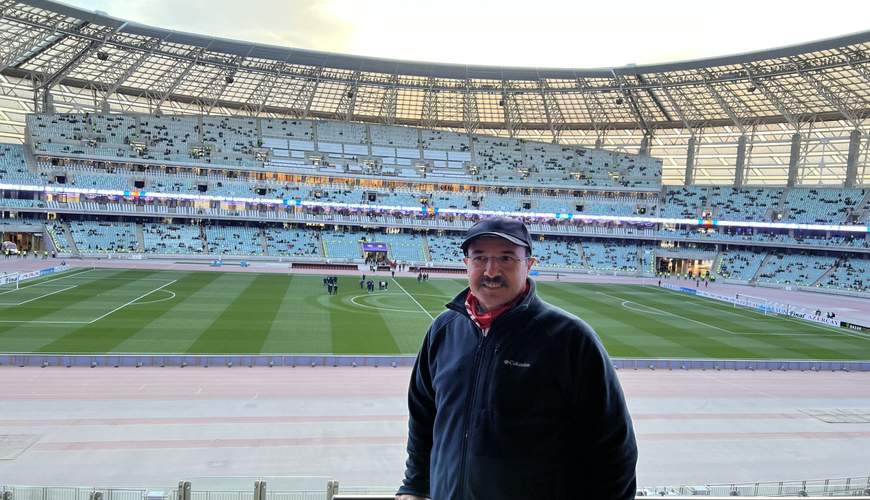 Səfir "Qalatasaray"ın "Qarabağ"la oyununu izləmək üçün stadiona gəldi - FOTO