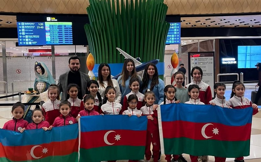 Azərbaycanın bədii gimnastları Gürcüstanda 22 medal əldə etdi - FOTOLAR