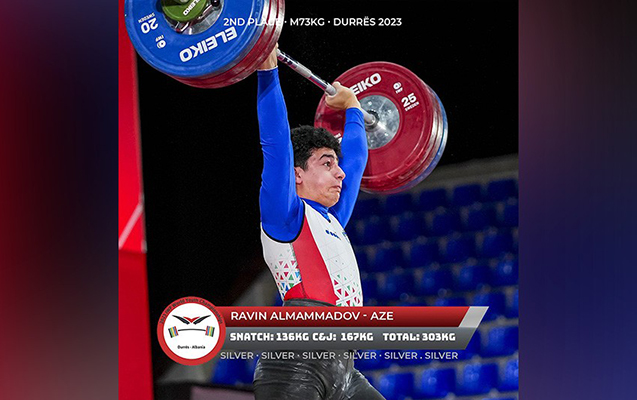 Azərbaycanlı Ravin dünya birinciliyində 3 medal qazandı